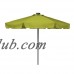 Deluxe Solar Powered LED Lighted Patio Umbrella - 8' With Scalloped Edge Top - by Trademark Innovations (Blue)   557246694